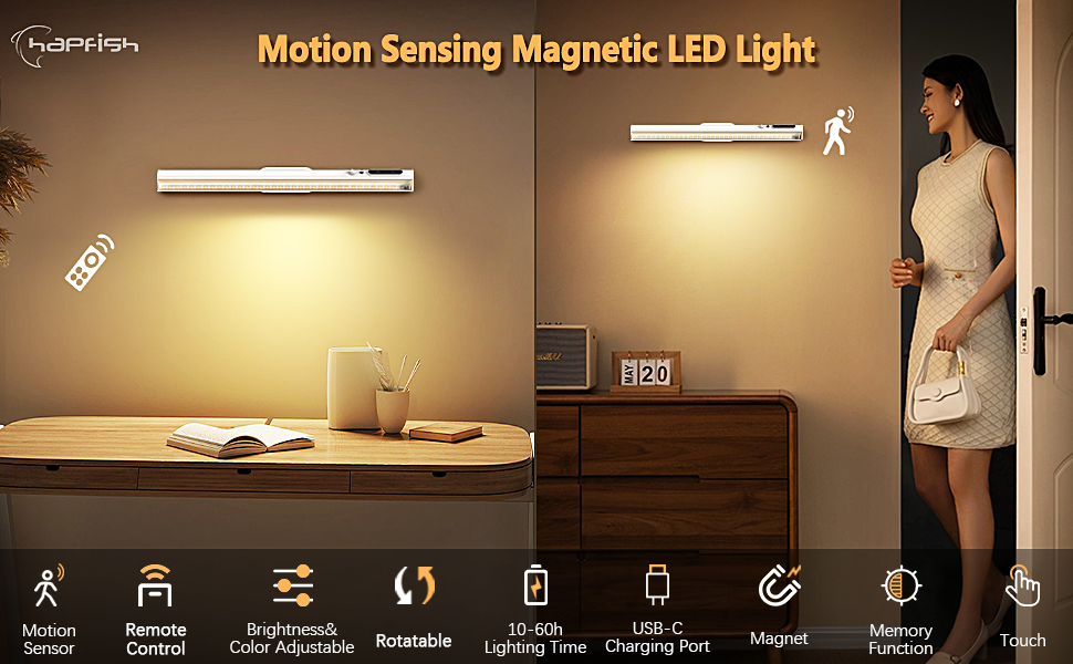 Motion Sensor LED Light Bar Indoor