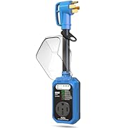 EyGde RV Surge Protector 50 Amp, 9900 Joules Power Circuit Analyzer with Larger Waterproof Cover,...