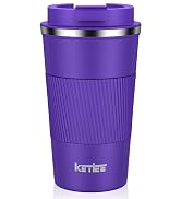 KETIEE 12oz Coffee Mug: Vacuum Insulated Coffee Cup with Leakproof Lid, Travel Coffee Mug Stainle...