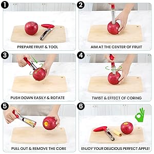 apple corer cutter
