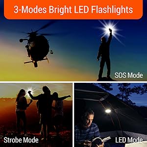 3 Modes Bright Flashlights
