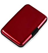 Mayski Credit Card Holder, RFID Blocking, Aluminum Alloy Hard Case, Small Mini Business Metal Wal...