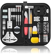 Singcci Watch Repair Kit, 151 PCS Professional Watch Battery Replacement Tool Kit, Watch Strap Br...