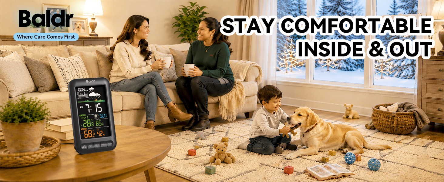 Scenarios for Using a Weather Station in the Living Room