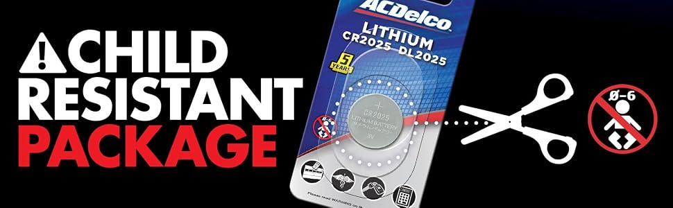 child resistant lithium, coin cells, key fobs, watch batteries,