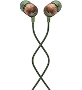 House of Marley Smile Jamaica Wired Noise Isolating Headphones with Microphone, Green