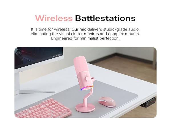 wireless microphone for gaming streaming