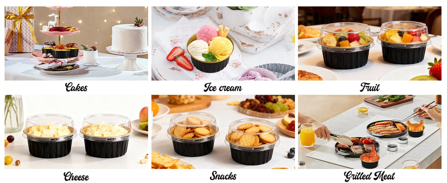 Round Mini Cake Pans with Lids