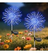 Garden Outdoor Lights, 2 Pack 120 LED Solar Garden Lights Fairy Lights Outdoor Waterproof Decorat...
