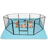 Sunheir Washable Pee Pads for Dogs 72"x72", Extra Large Reusable Puppy Pads Pet Training Pads for...