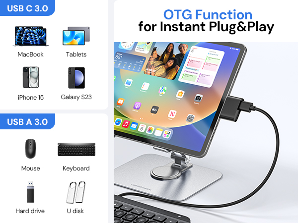 USB C to USB A adapter