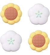 Silicone Joystick Caps for Nintendo Switch 2 (2025), Cute Floral Thumb Grips for Switch 2 (4-Pack...