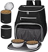 BAGLHER?Dog Travel Bag Backpack, Airline Approved Pet Supplies Backpack, Dog Travel Bag with 2 Si...