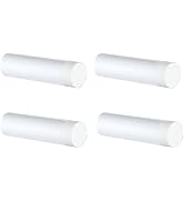 JQK Door Stopper, 2-7/8 Inch 304 Stainless Steel Sound Dampening Door Stop Bumper Wall Protetor 4...