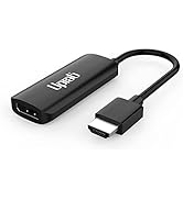 UPTab HDMI to DisplayPort 4K 60Hz Active Adapter, for HDMI Equipped Systems to Connect to Display...