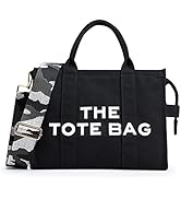 The Tote Bag For Women,Womens Tote Bags with zipper,Canvas Tote Purse Can shoulder/crossbody,Hand...