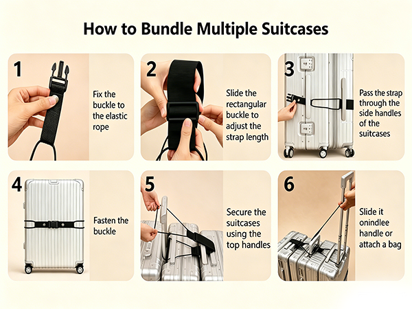 luggage straps for multiple suitcases