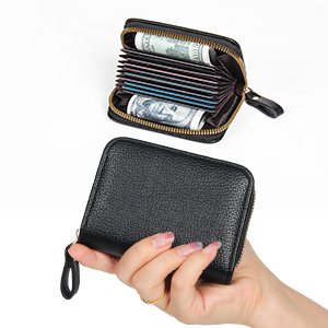 leather credit card wallet