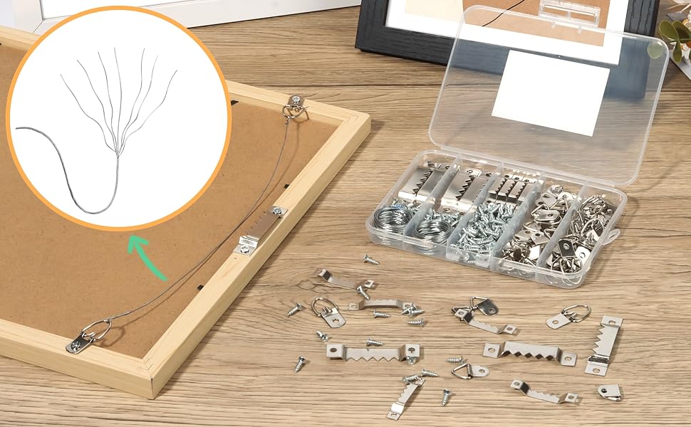 UEHENUE 251 PCS Picture Hanging Kit