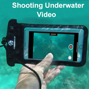 Shooting underwater video