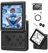 Anbernic RG Rotate Handheld Game Console-3.5 Inch 360° Swivel Touch Screen, 3+32GB,Android 12, Ad...
