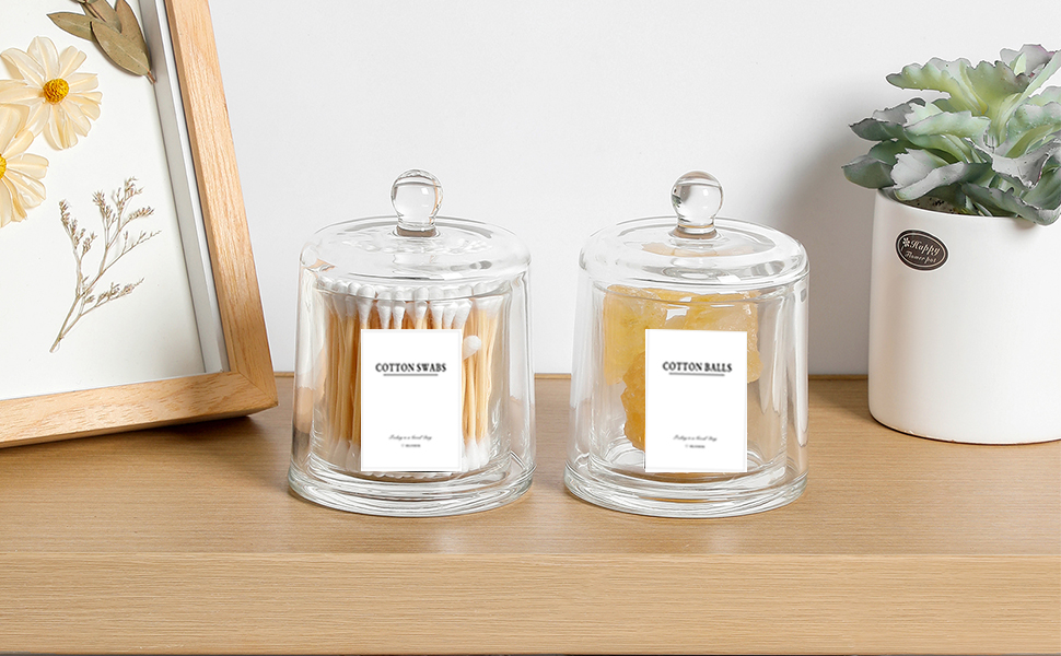 glass apothecary jars with lids