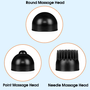 3 Interchangeable Massage Nodes