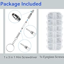 Multi-functional Keychain Screwdriver