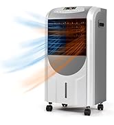 ARLIME 4-IN-1 Evaporative Air Cooler, Heater and Humidifier Combo, 3 Wind Speeds, 4 Modes, 8H Tim...