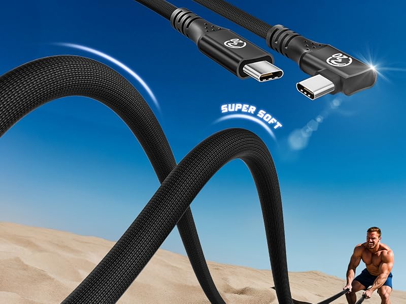 flexible usb c to usb c fast charging cable pd 240w 200w 140w 100w 65w