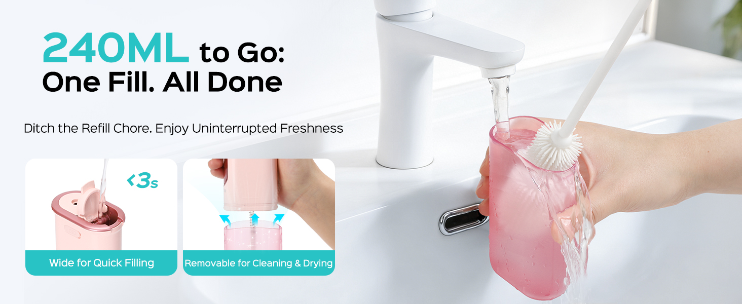 COSLUS T50 Portable Water Flosser for Travel