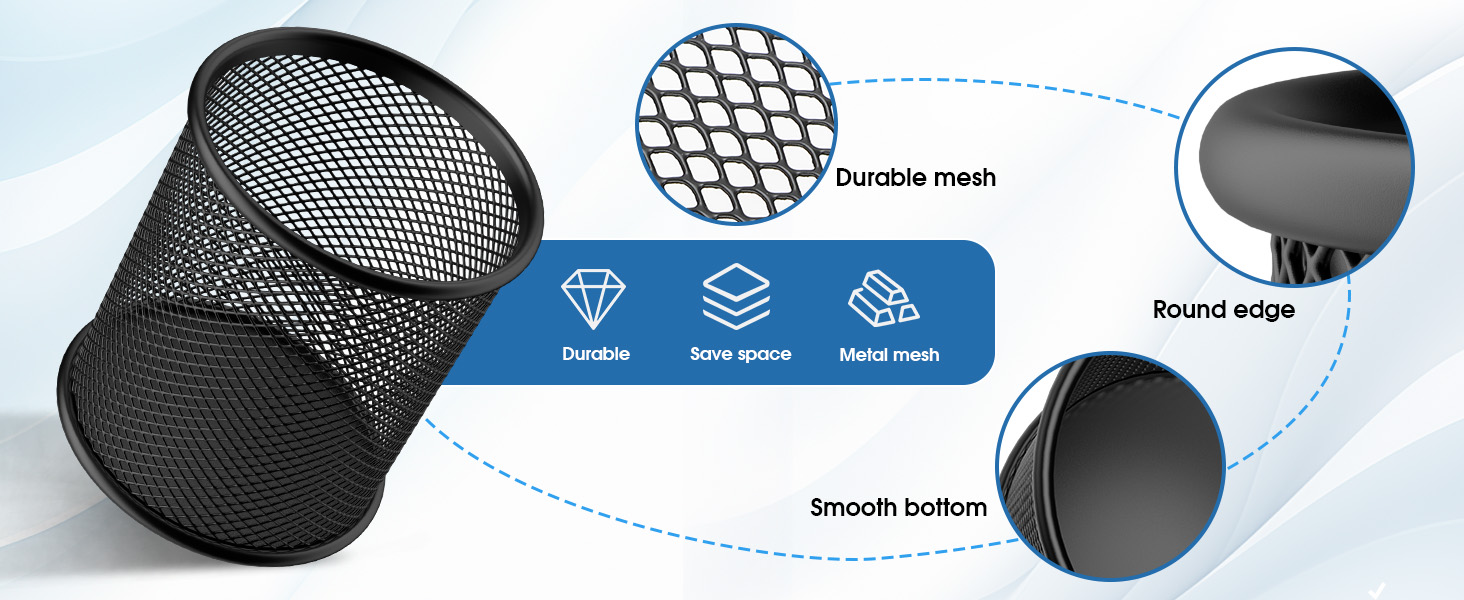 mesh pen holder
