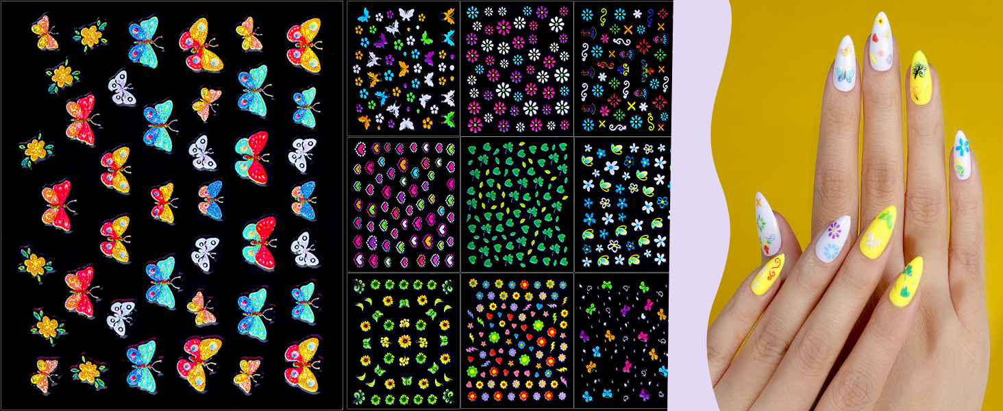 kids nail stickers