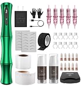 Charme Princesse Microblading Machine Kit Wireless Permanent Makeup Pen Set for Brows Eyeliner Li...