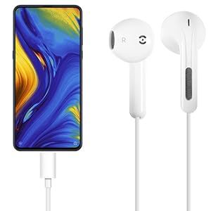USB C Headphones for iPhone 16 15 Pro Max USB C Wired Earbuds Type C Earphones Wired for Samsung