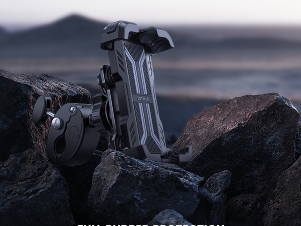 anti-shock motorcycle cellphone mount