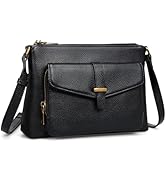 befen Genuine Leather Crossbody Bags for Women Soft Small Leather Purse with Built in RFID Wallet...
