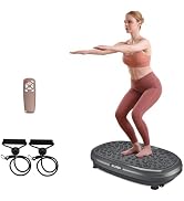 EILISON FitMaxx 3D XL Vibration Plate Exercise Machine - Whole Body Workout Vibration Platform w/...