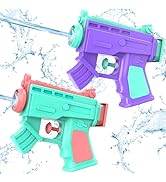 Water Gun for Kids, 2 Pack Squirt Gun for Girls Toddlers Pool Toys, Small Water Guns Blaster Soak...