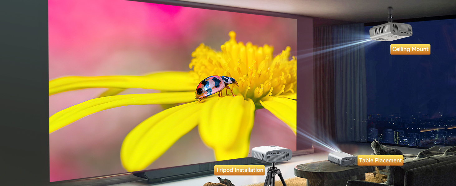 projector with wifi and bluetooth