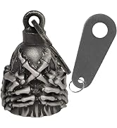 Dream Apparel Motorcycle Biker Bell W/ Motorcycle Bell Hanger, Motorcycle Accessories or Key Chai...
