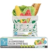 Lunchskins Ziptop Resealable Freezer-Safe Food Storage Bags, Gallon ...