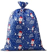 CCINEE Giant Bags, Christmas Santa Claus Sacks for Oversized Gift Bag Jumbo Gift Bag(36"x44") wit...
