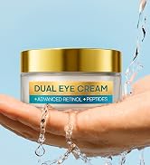 Elvira Dual Eye Cream with Advanced Retinol, Peptides, Caffeine for Puffy Eyes and Dark Circles, ...