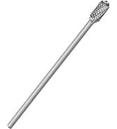 Sworker 1Pc Long Carbide Burr Set 1/4" Shank Total L 6.8" Die Grinder Bits Rotary Rasp Attachment...
