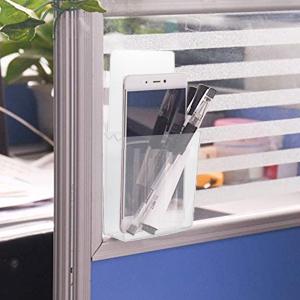ZC GEL Remote Holder Wall Mount Damage-Free, Clear and Strong Self-Adhesive Media Organizer