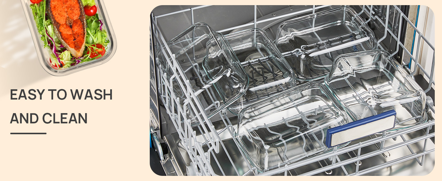 glass storage containers with lids