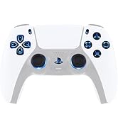 eXtremeRate 7 Colors 9 Modes Luminated Dpad Thumbsticks Share Home Face Buttons for PS5 Controlle...