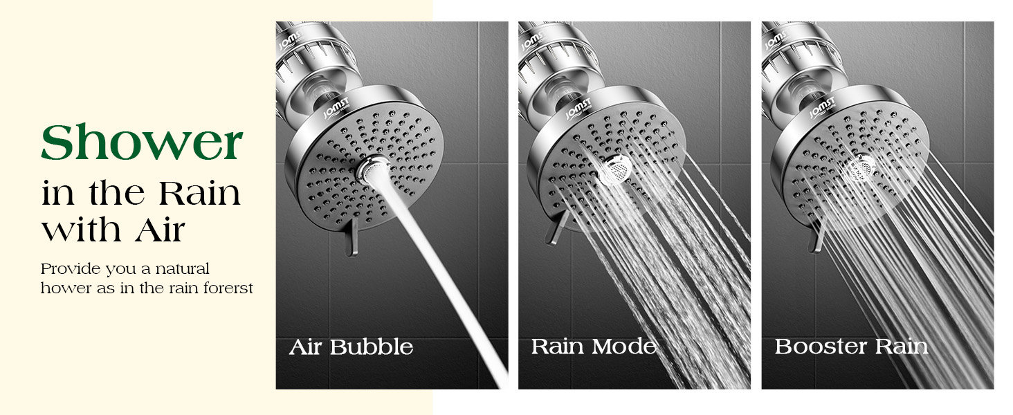 Shower head that shower in the rain