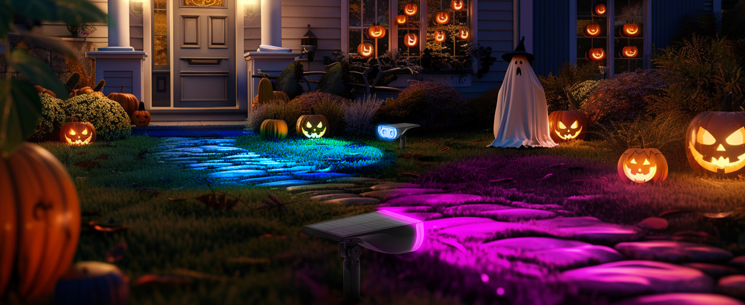 halloween spotlight outdoor